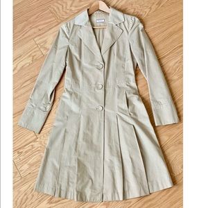 MAX & Co. Classics Techno-Cotton Trench Coat, US 6